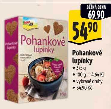 Pohankové lupínky, 375g 