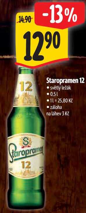 Staropramen 12, 0,5 l