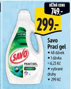 Savo Prací gel, 48 dávek