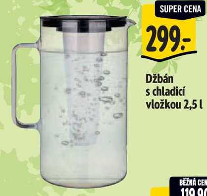 Džbán s chladicí vložkou 2,5 l 