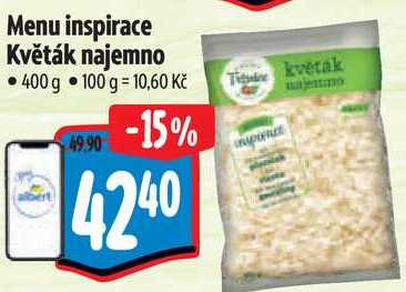 Menu inspirace Květák najemno, 400 g