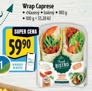 Wrap Caprese, 180 g