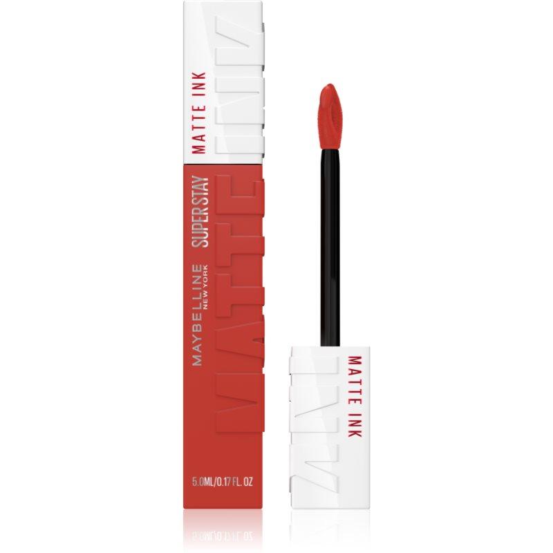 MAYBELLINE NEW YORK SuperStay Matte Ink matná tekutá rtěnka pro dlouhotrvající efekt odstín 130 Self-Starter 5 ml