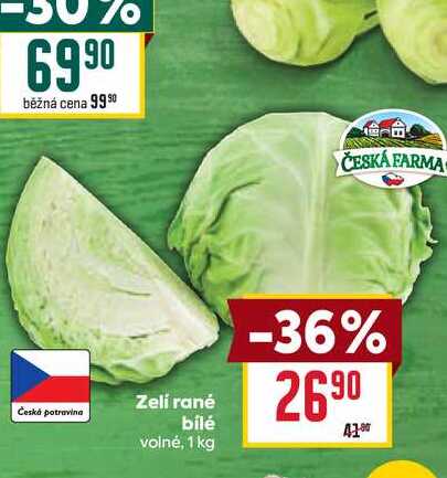 Zelí rané bílé 1kg