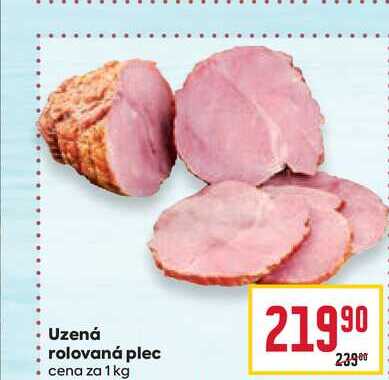 Uzená rolovaná plec cena za 1 kg 