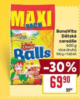 BonaVita Dětské cereálie 600 g  