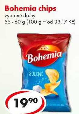 Bohemia chips, 55-60 g
