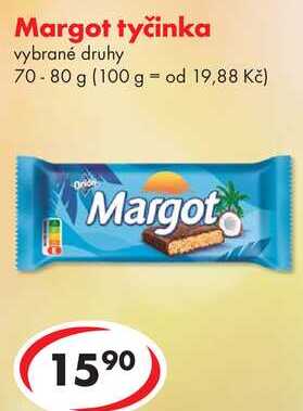 Margot tyčinka, 70-80 g