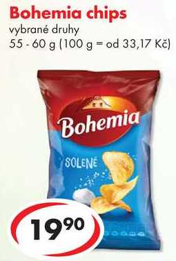 Bohemia chips, 55-60 g