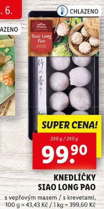 KNEDLÍČKY SIAO LONG PAO, 230 g/250 g