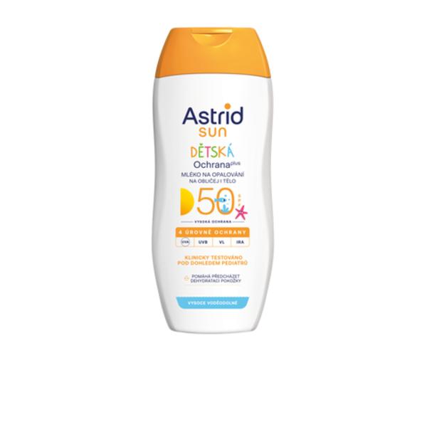 Astrid SUN Dětské mléko na opalování SPF 50