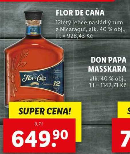 FLOR DE CAÑA, 0,7 l