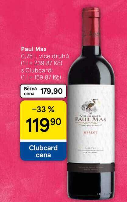 Paul Mas, 0.75 l, více druhů  