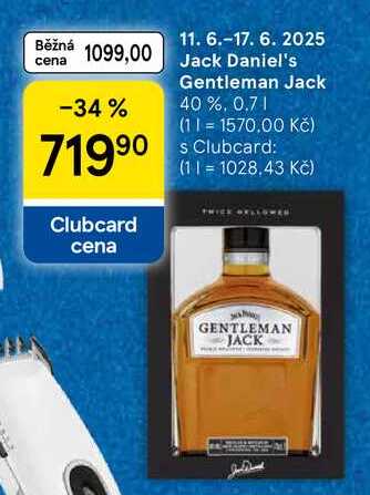 Jack Daniel's Gentleman Jack 40 %, 0.7 l