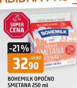 BOHEMILK OPOČNO SMETANA 250 ml  v akci