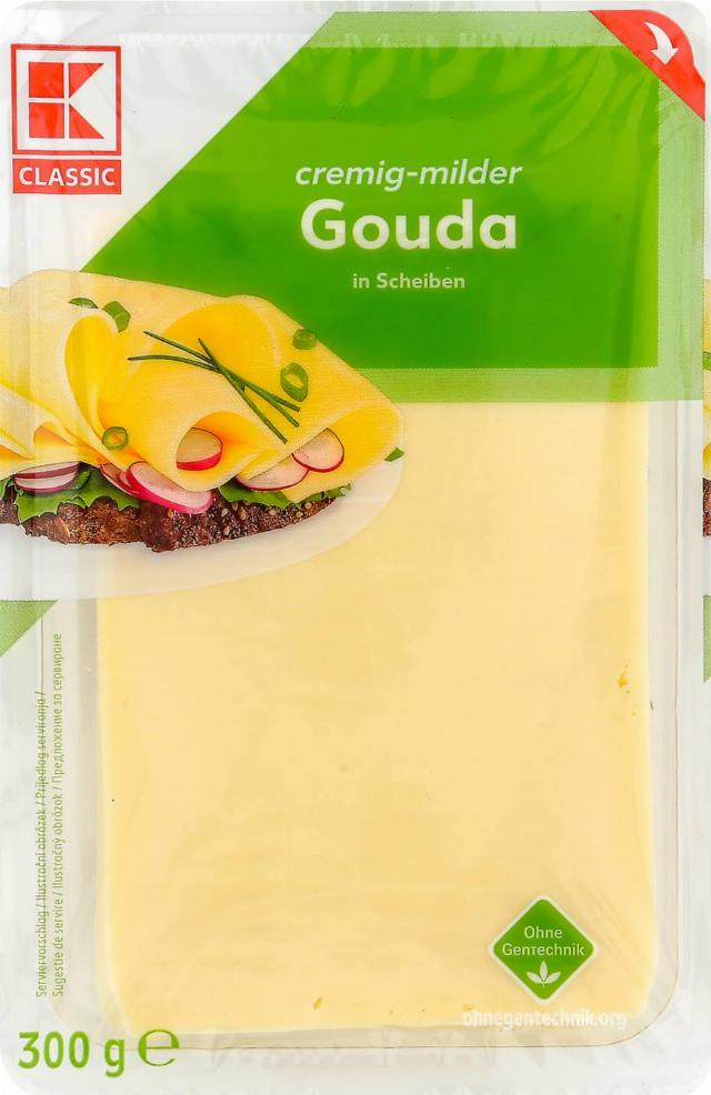 K-Classic Gouda 48%/Eidam 45% plátky