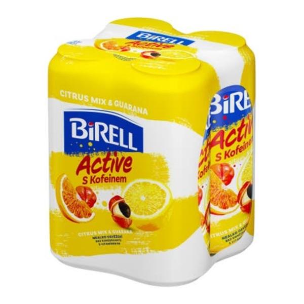 Birell Active Citrus mix a Guarana s kofeinem 4x0,5l
