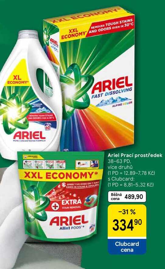 Ariel Prací prostředek, 38-63 PD