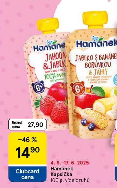 Hamánek Kapsička, 100 g. více druhů 
