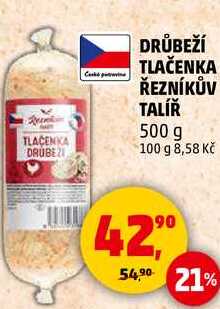 DRŮBEŽÍ TLAČENKA ŘEZNÍKŮV TALÍŘ, 500 g 