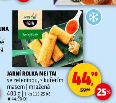 JARNÍ ROLKA MEI TAI se zeleninou, 400 g