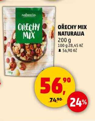 OŘECHY MIX NATURALIA, 200 g 