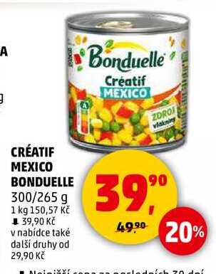 CRÉATIF MEXICO BONDUELLE, 300/265 g 