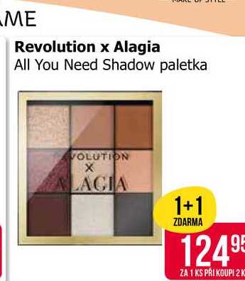Revolution x Alagia All You Need Shadow paletka