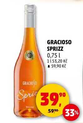 GRACIOSO SPRIZZ, 0,75 l