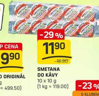 SMETANA DO KÁVY 10 x 10 g 