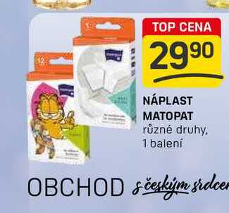 NÁPLAST MATOPAT různé druhy