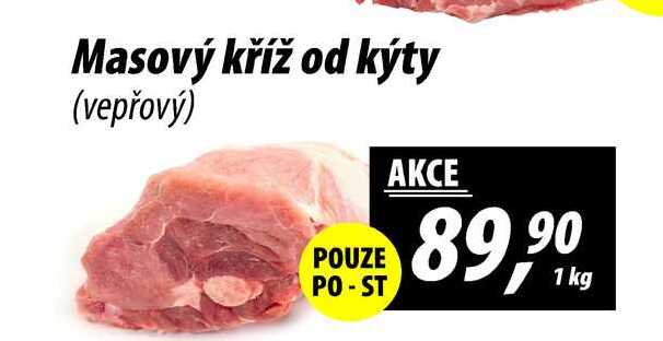 Masový kříž od kýty (vepřový), 1 kg 