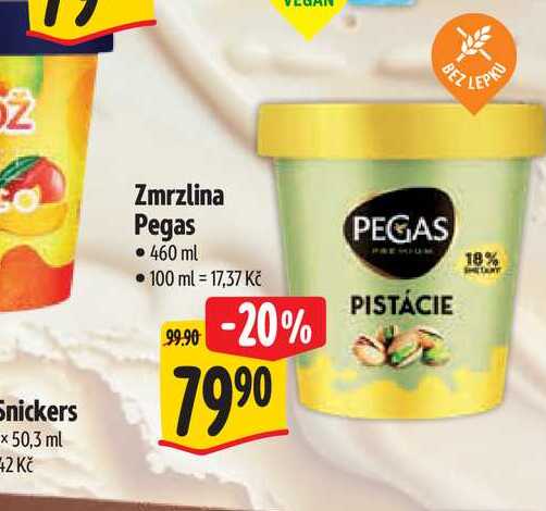   Zmrzlina Pegas 460 ml 