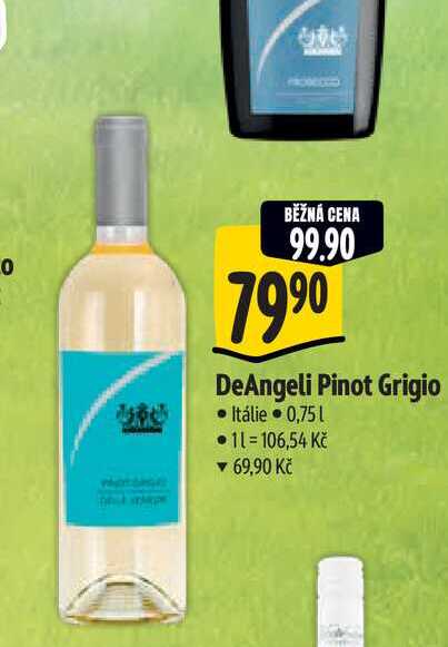  DeAngeli Pinot Grigio  0,75 l