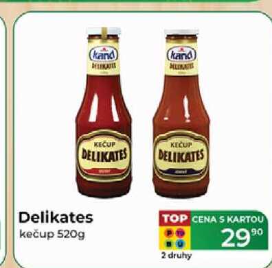 Delikates kečup 520g 