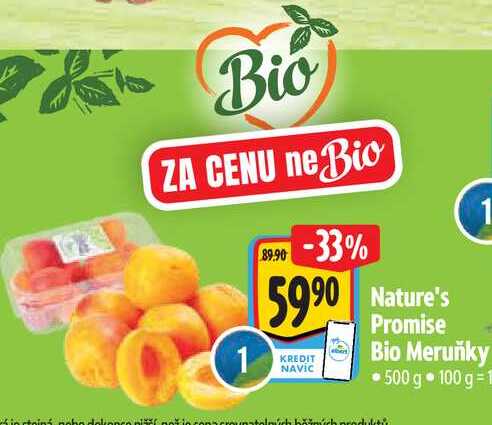   Nature's Promise Bio Meruňky 500 g 