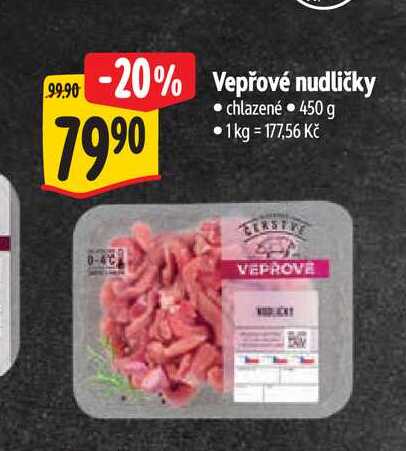   Vepřové nudličky 450 g