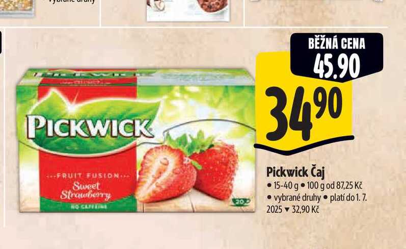   Pickwick Čaj 15-40 g 