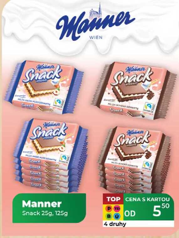 Manner Snack 25g, 125g 
