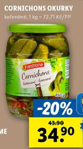 CORNICHONS OKURKY, 850 g