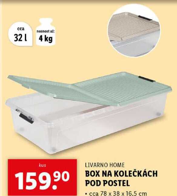 BOX NA KOLEČKÁCH POD POSTEL 