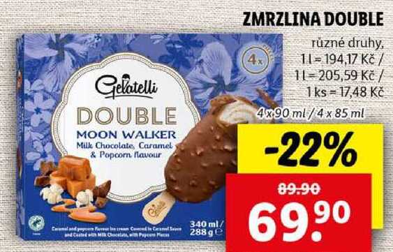 ZMRZLINA DOUBLE, 4x 90 ml/4x 85 ml 