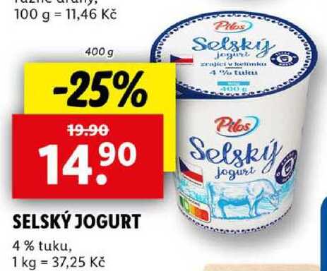 SELSKÝ JOGURT, 400 g