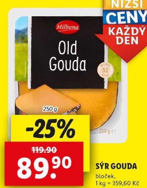 SÝR GOUDA, 250 g