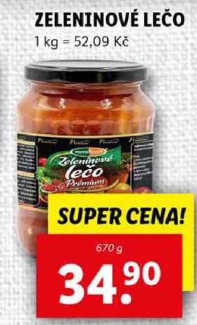ZELENINOVÉ LEČO, 670 g