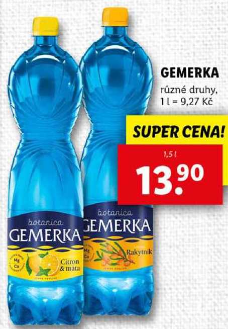 GEMERKA, 1,5 l