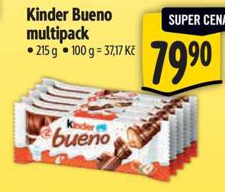 Kinder Bueno multipack, 215 g 
