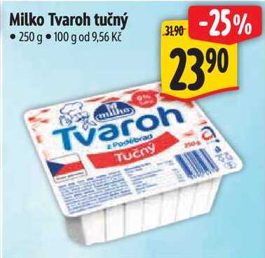 Milko Tvaroh tučný, 250 g 