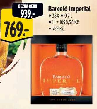 Barceló Imperial, 0,7 l