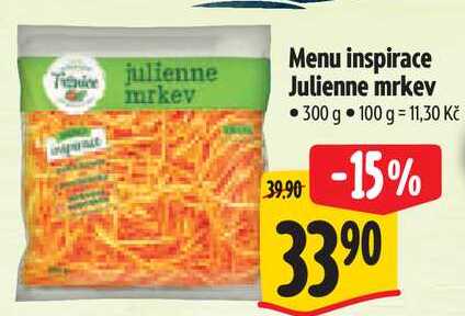 Menu inspirace Julienne mrkev, 300 g